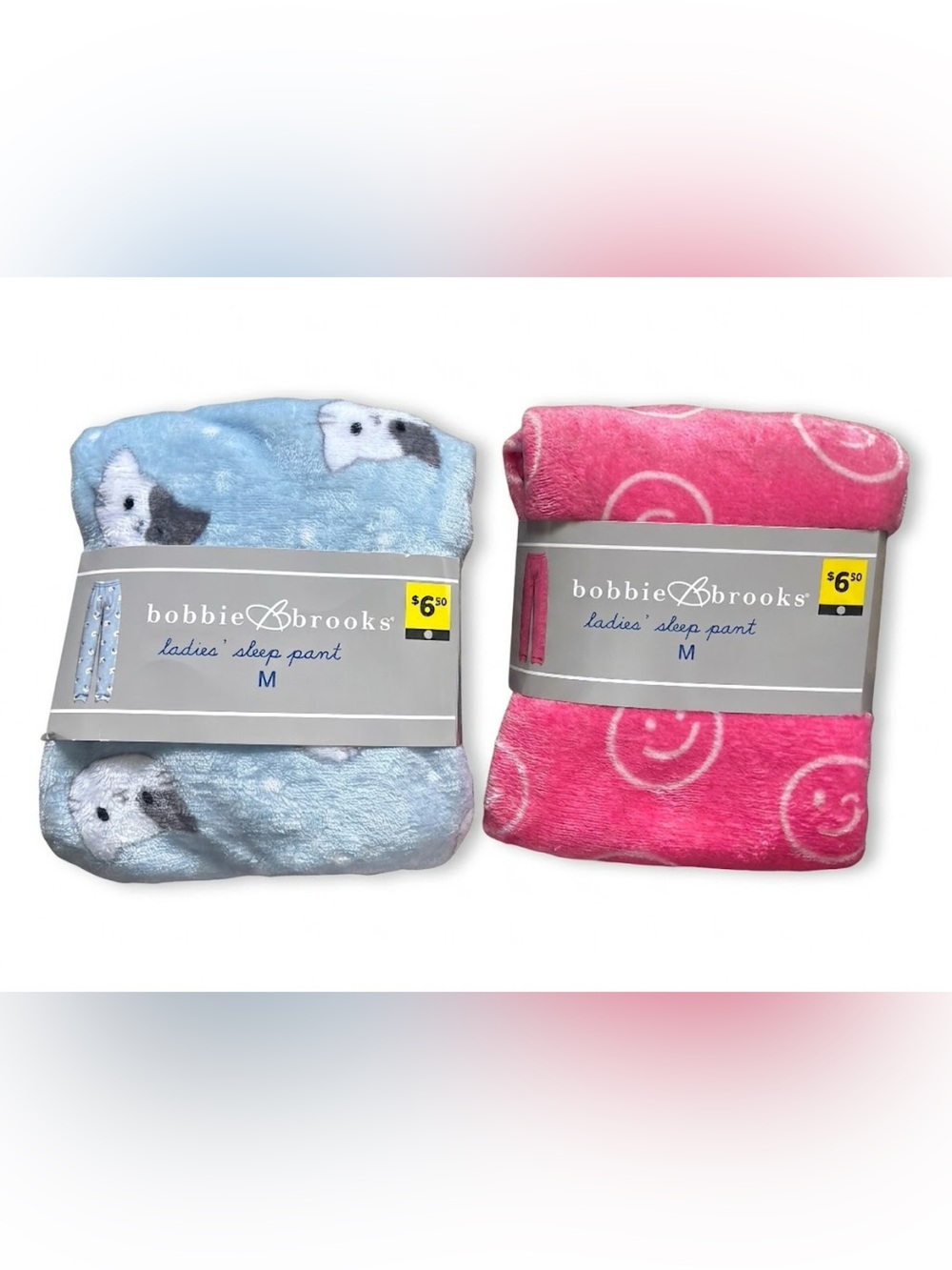 NWT🏷️ Bobbie Brooks Ladies Sleep Pants Set Bundle 🐱🙂 Size Medium